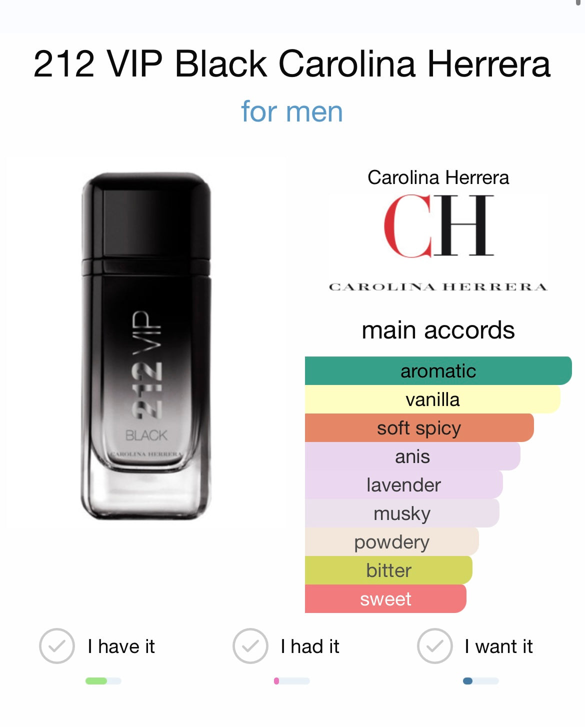 Carolina Herrera 212 VIP Black