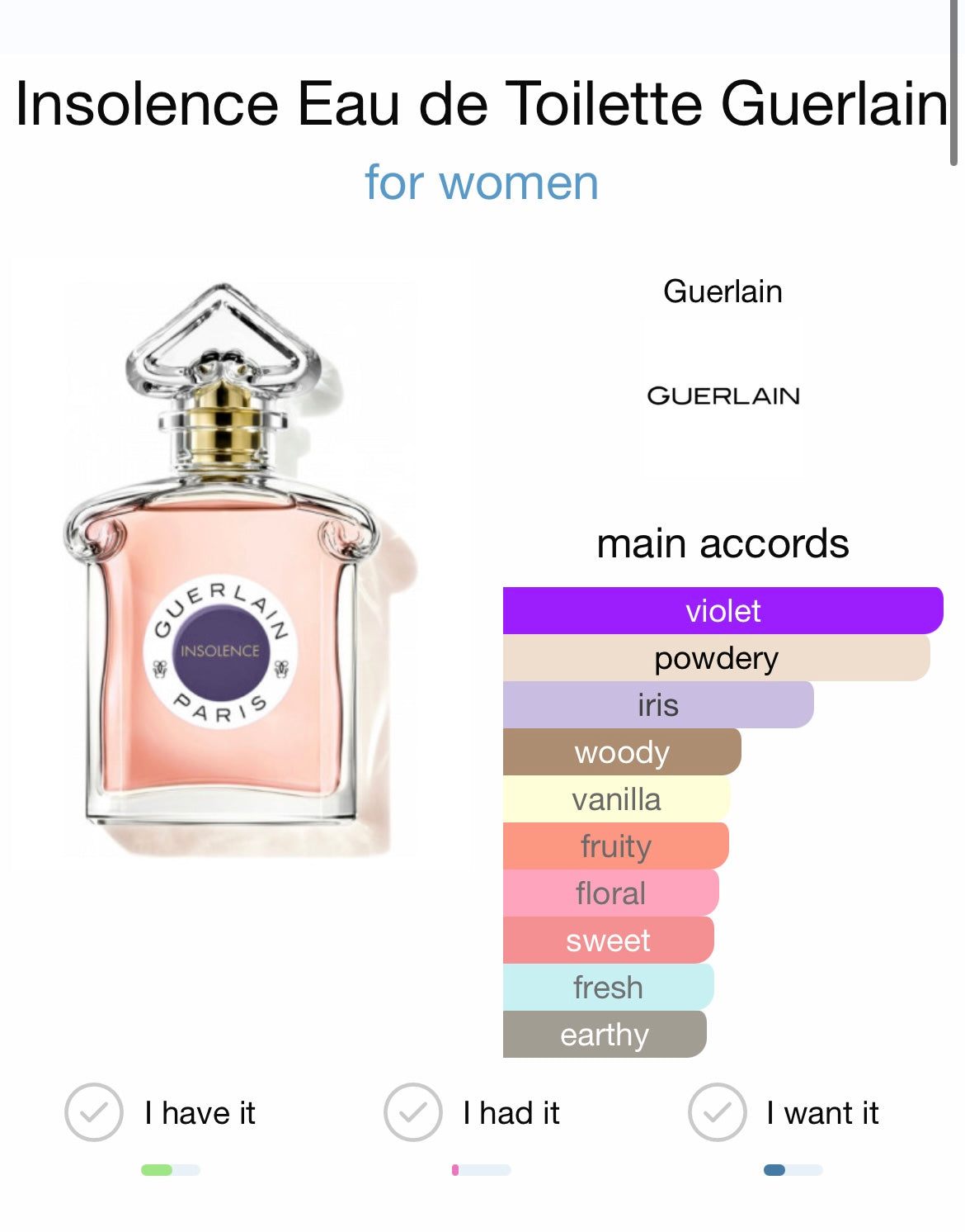 Insolence Eau de Toilette by Guerlain