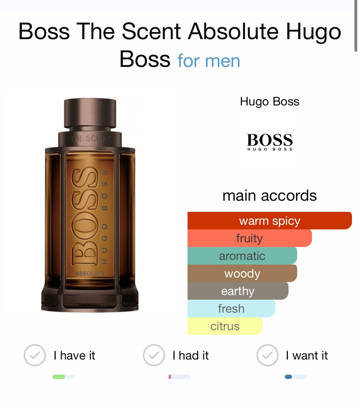 The Scent Absolute Boss