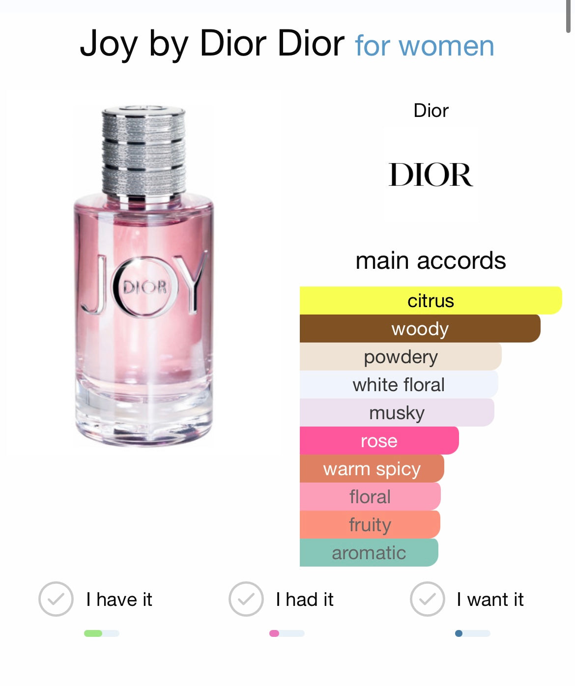 Joy EDP by Dior