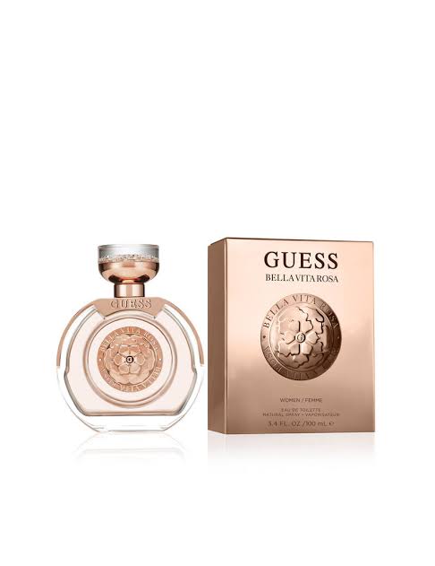 Bella Vita Rosa EDT Gift Set ( Perfume 100 ml + Body Lotion 100 ml + Travel size 15 ml + Guess Bag )