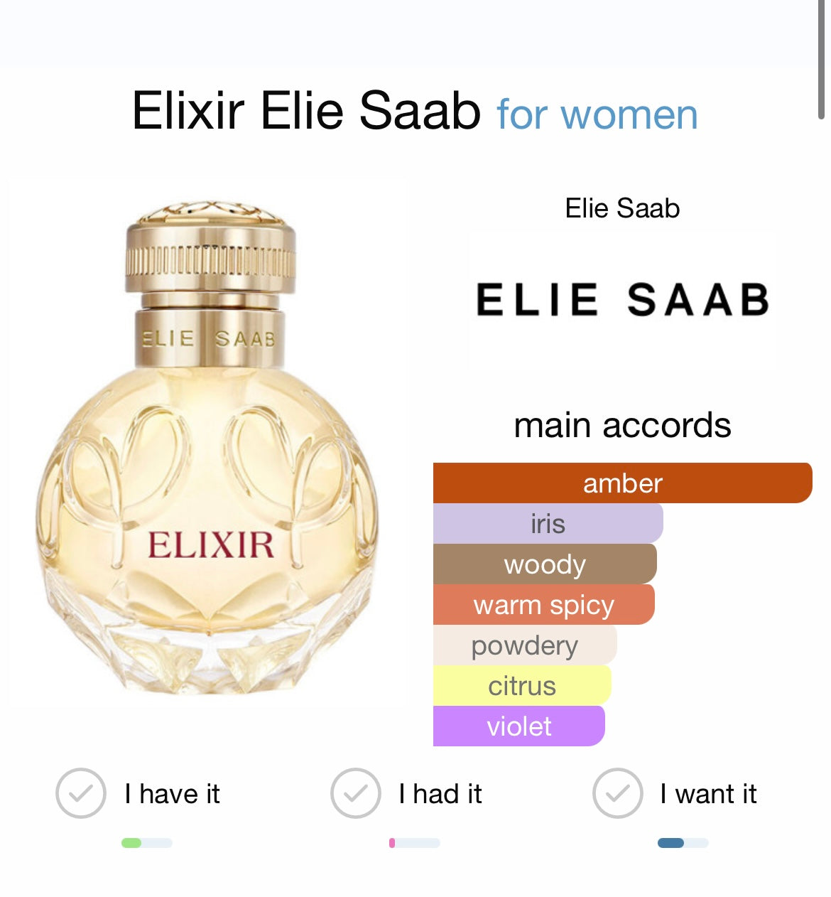 Elixir by Elie Saab