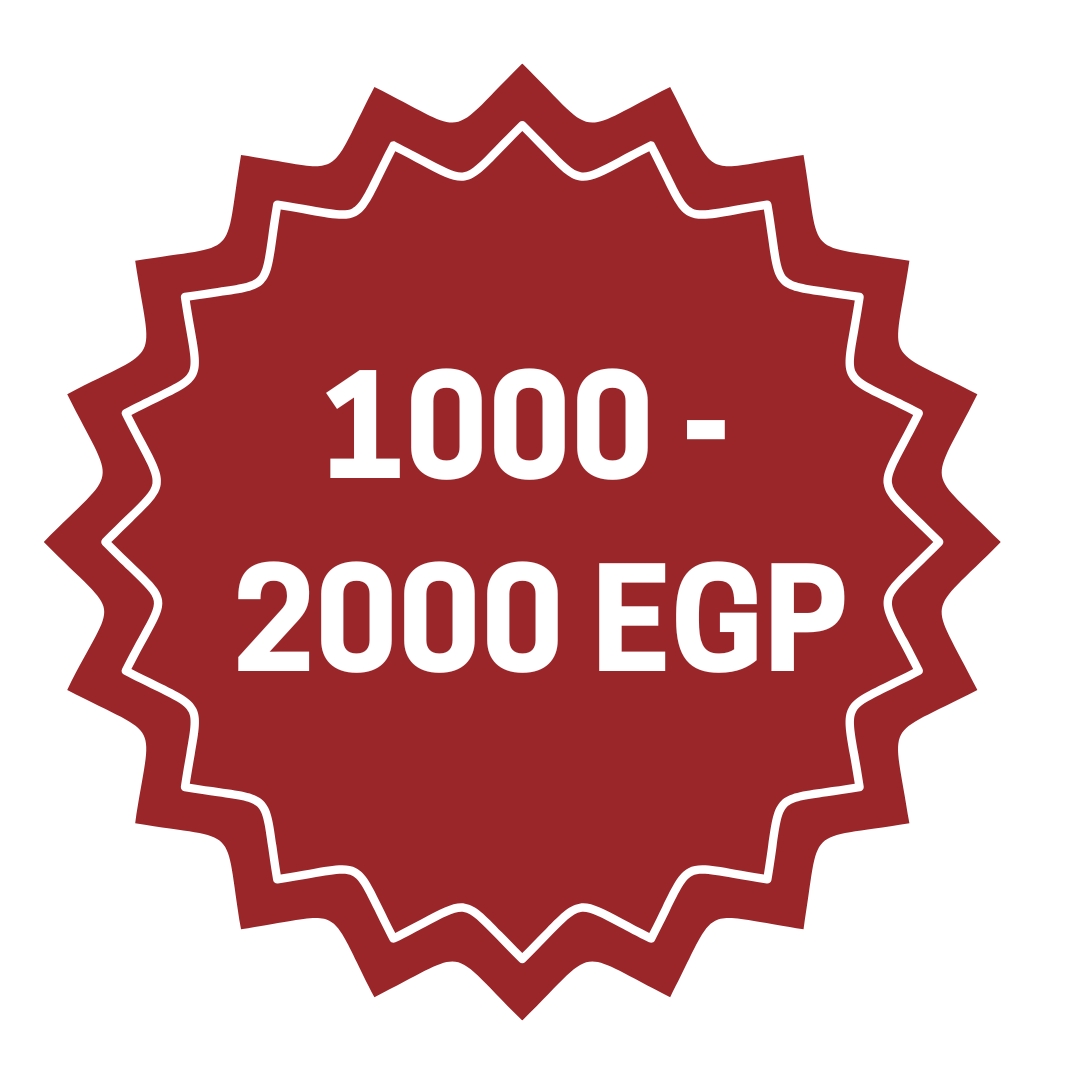 1000 - 2000 EGP