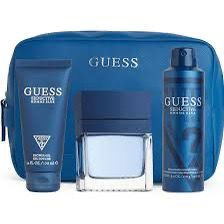 Guess Seductive Blue ( Perfume 100 ml + Deodorizing Body Spray 226 ml + Shower Gel 100 ml + Pouch )