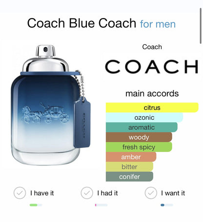 Coach Blue