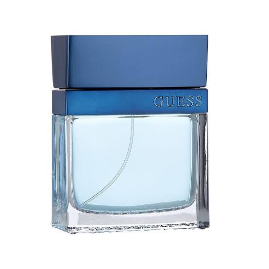 Guess Seductive Blue ( Perfume 100 ml + Deodorizing Body Spray 226 ml + Shower Gel 100 ml + Pouch )