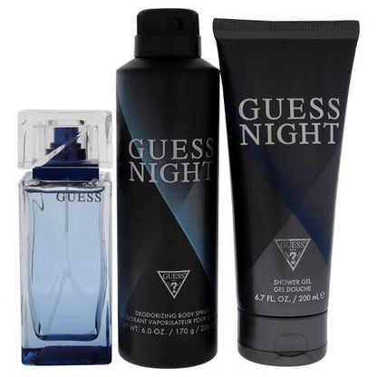 Guess Night Gift Set (Perfume 100 ml + Shower Gel 200 ml + Body Spray 226 ml)