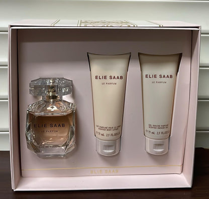 Elie Saab Le Parfum Gift Set ( Perfume 90 ml + Body Lotion 75 ml + Shower Gel 75 ml )