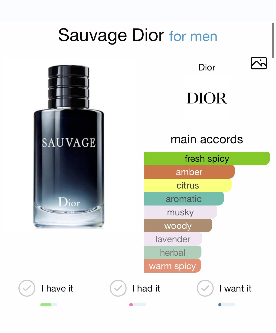 Sauvage EDT by Dior
