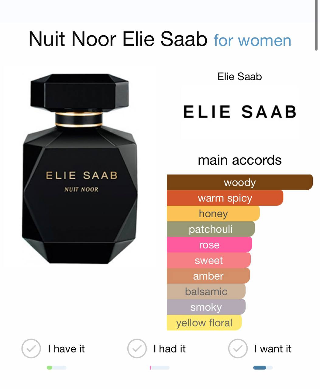 Elie Saab Nuit Noor