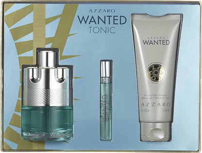 Wanted Tonic Gift Set ( Perfume 100 ml + Travel Size 7.5 ml + Body Shampoo 100 ml )