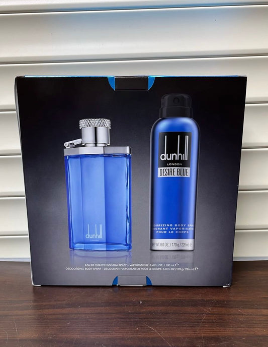 Desire Blue Gift Set (Perfume 100ml + Body Spray 226 ml)