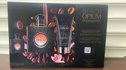 Black Opium EDP Gift Set 50ml + EDP 7.5ml + Body Lotion 50ml